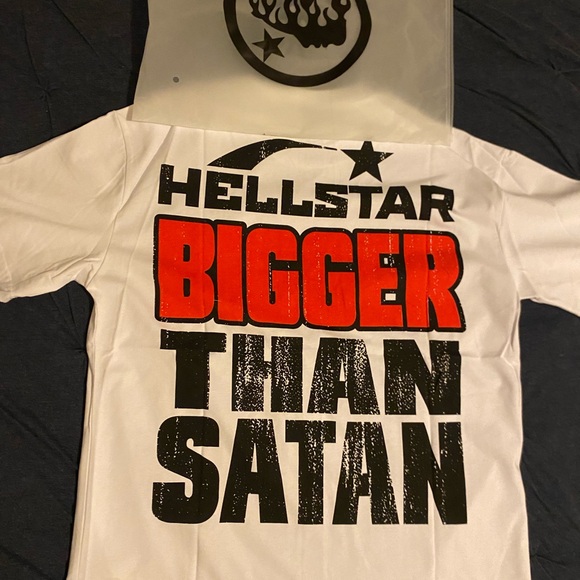 Hellstar Tee ‘Hellstar Bigger Than Satan’ Brand New NWT - Picture 3 of 7